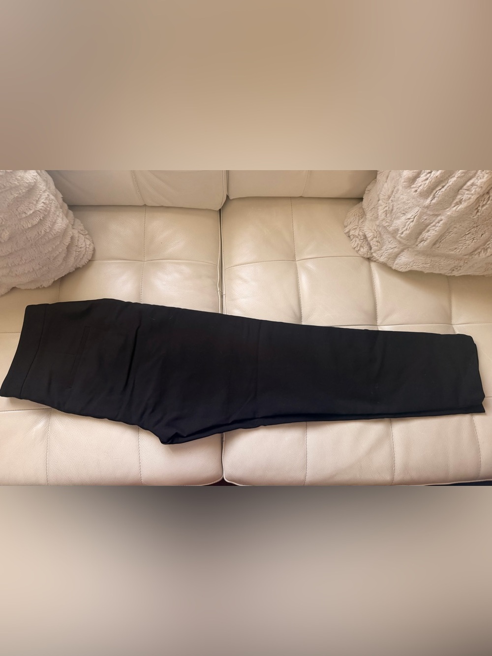 Zara Black Ponte Slim Leg Knit Pants